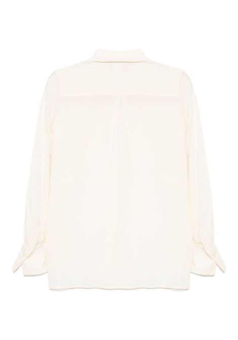 Camicia con fiocco in bianco Elie saab - donna ELIE SAAB | SH053NF24WC003W0001